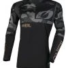 O'Neal Mayhem Camo Jersey -Highway 21 shop o neal mayhem lite camo jersey black grey
