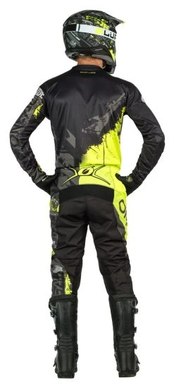 O'Neal Youth Element Ride Jersey -Highway 21 shop o neal youth element ride jersey black hi viz yellow 3