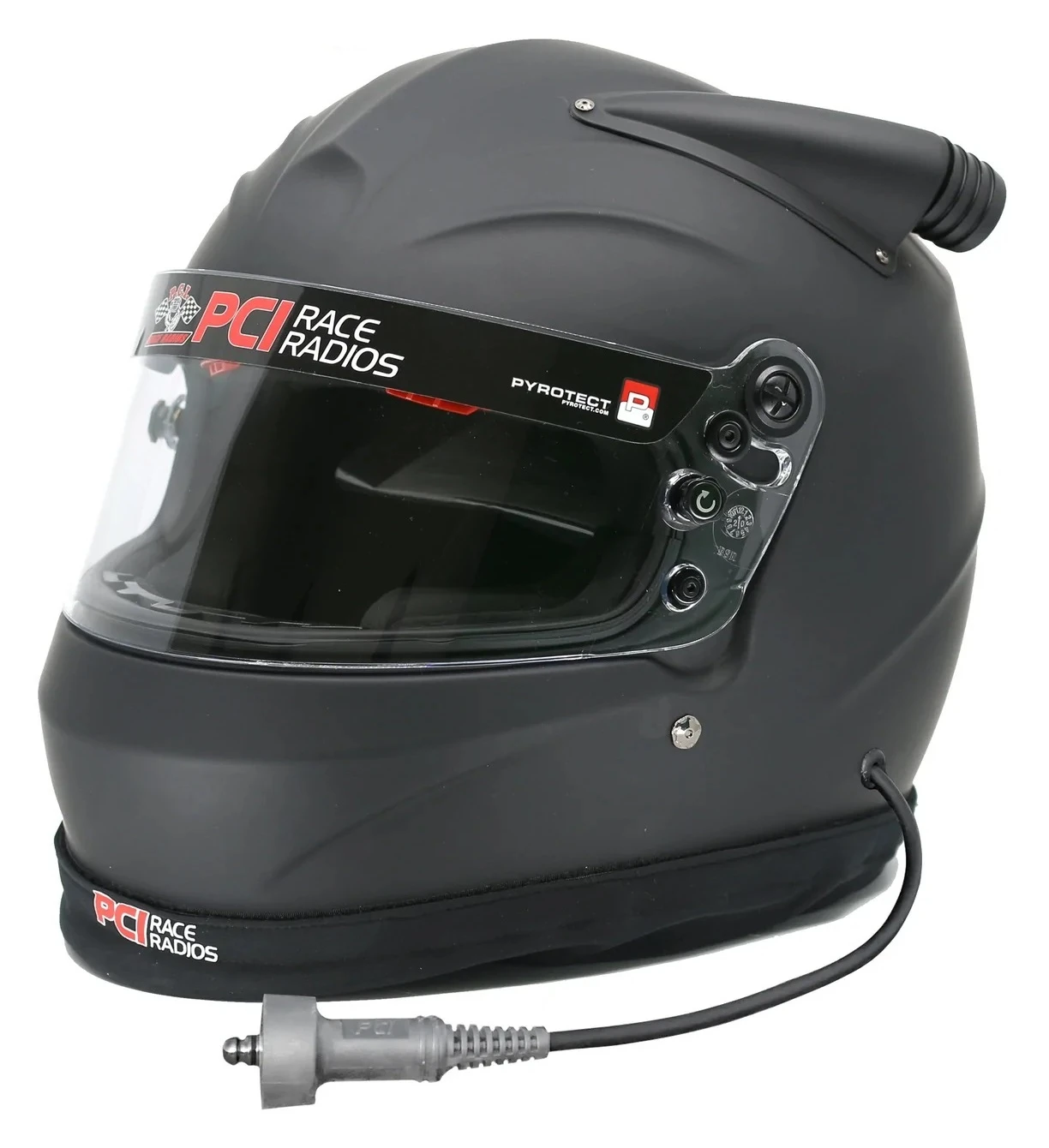 PCI Race Radios Pyrotect Sportmax Midair Fresh Air Youth Helmet - Image 2