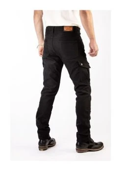 Rokker Black Jack Slim Cargo Pants -Highway 21 shop rokker black jack slim cargo pants black 1