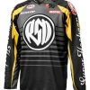 RSD Apparel Roland Sands Hooligan Jersey -Highway 21 shop roland sands hooligan lightning jersey black grey yellow