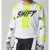 Shift Black Label Flame Jersey -Highway 21 shop shift label flame jersey wht white hi viz yellow