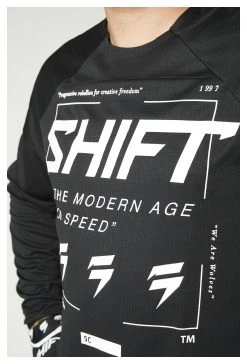 Shift White Label Bliss Jersey -Highway 21 shop shift whit3 label bliss jersey black white 1