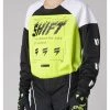 Shift Youth White Label Flame Jersey -Highway 21 shop shift youth label flame jersey flo ylw