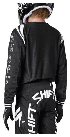Shift Youth White Label Flare Jersey -Highway 21 shop shift youth white label flare jersey black 1
