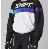 Shift Youth White Label Ultra Jersey -Highway 21 shop shift yth label ultra jersey wht ultvt white ultraviolet