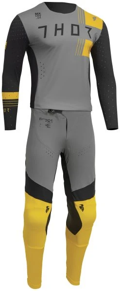 Thor Prime Strike Jersey -Highway 21 shop thor prime strike jersey grey black yellow 2