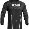 Thor Pulse Mono Jersey 2 Thor Pulse Mono Jersey -Highway 21 shop thor pulse mono jersey black white