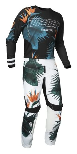 Thor Pulse Tropix Youth Pants -Highway 21 shop thor pulse tropix pants black white 2