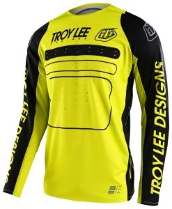 Troy Lee Designs SE Pro Drop IN Jersey -Highway 21 shop troy lee designs se pro drop in jersey black yellow 2