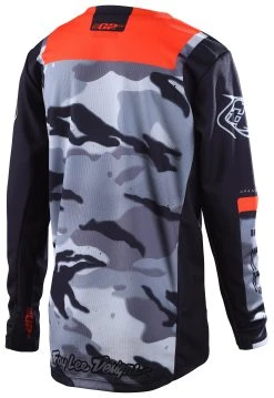 Troy Lee Designs Youth GP Brazen Jersey -Highway 21 shop troy lee designs youth gp brazen jersey black camo orange 1