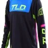 Troy Lee Designs Youth GP Fractura Jersey -Highway 21 shop troy lee designs youth gp fractura jersey black flo yellow