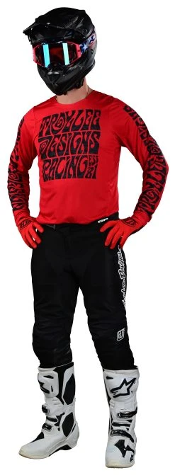 Troy Lee Designs Troy Lee GP Pro Air Manic Monday Jersey -Highway 21 shop troy lee gp pro air manic monday jersey red 2