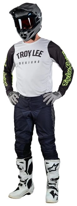 Troy Lee Designs Troy Lee GP Pro Boltz Jersey -Highway 21 shop troy lee gp pro boltz jersey grey hi viz 2