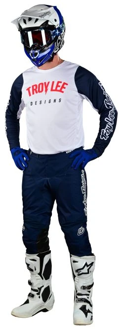 Troy Lee Designs Troy Lee GP Pro Boltz Jersey -Highway 21 shop troy lee gp pro boltz jersey white navy 2