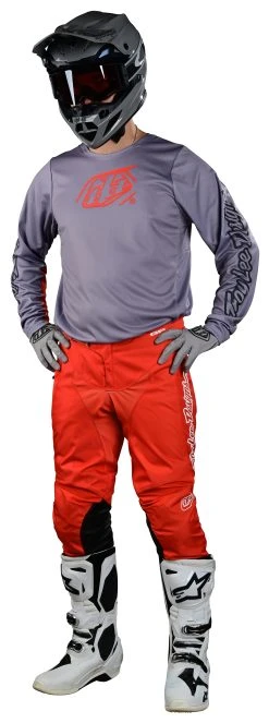 Troy Lee Designs Troy Lee GP Pro Icon Jersey -Highway 21 shop troy lee gp pro icon jersey grey orange 2