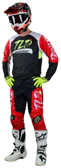 Troy Lee Designs Troy Lee GP Pro Partical Jersey -Highway 21 shop troy lee gp pro partical jersey black red 2