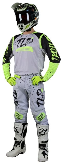 Troy Lee Designs Troy Lee GP Pro Partical Jersey -Highway 21 shop troy lee gp pro partical jersey grey hi viz 2