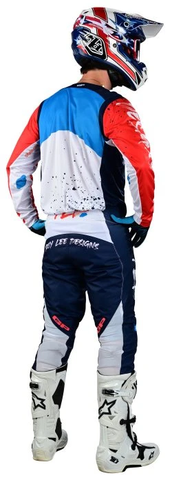 Troy Lee Designs Troy Lee GP Pro Partical Jersey -Highway 21 shop troy lee gp pro partical jersey navy orange 3