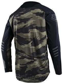 Troy Lee Designs Troy Lee Scout SE Systems Jersey -Highway 21 shop troy lee scout se systems jersey black green camo 1