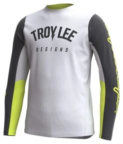 Troy Lee Designs Troy Lee Youth GP Pro Boltz Jersey -Highway 21 shop troy lee youth gp pro boltz jersey grey hi viz